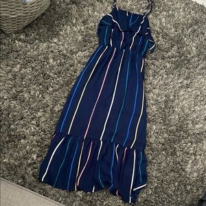 Striped Navy Kids Dress